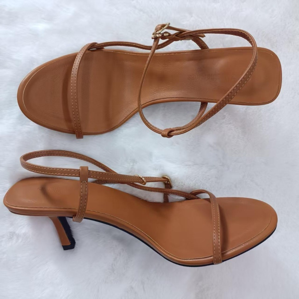 女性用サマーサンダル シングルバックルストラップ付き 新品  - Women'S Shoes Quality のレビューと価格