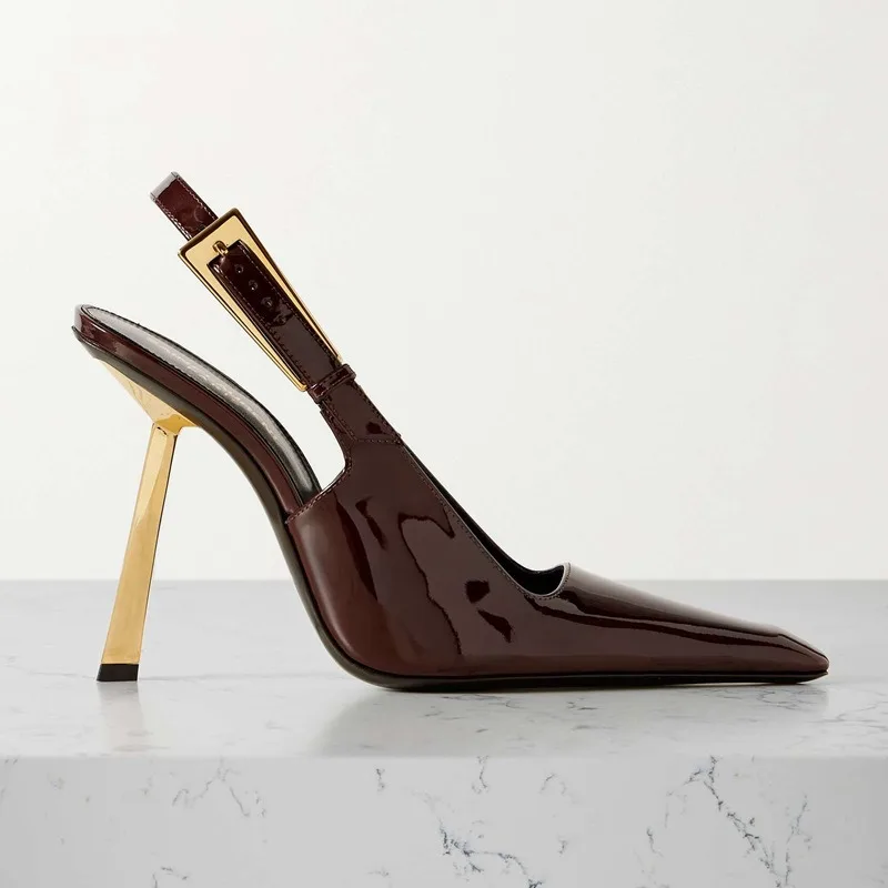 ポインテッドトゥスティレットヒール パンプス パテントレザー - Women'S Shoes Clogs のレビューと価格