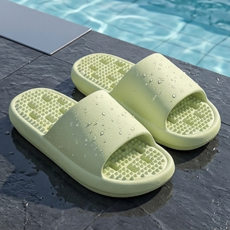 女性用サマースリッパ、滑り止め、速乾性、排水穴付き、ソフトク - Mule Slip On のレビューと価格
