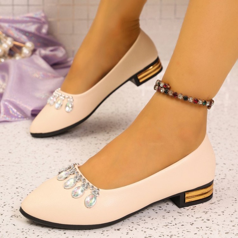 レディースフラットシューズ ポインテッドトゥ バレエシューズ - Women'S Shoes Clogs のレビューと価格